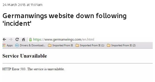 Germanwings website down